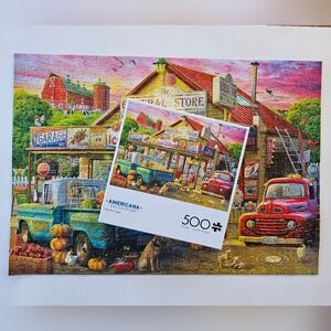Buffalo Games Americana Collection Eduard Country Store 500 Piece Jigsaw Puzzle